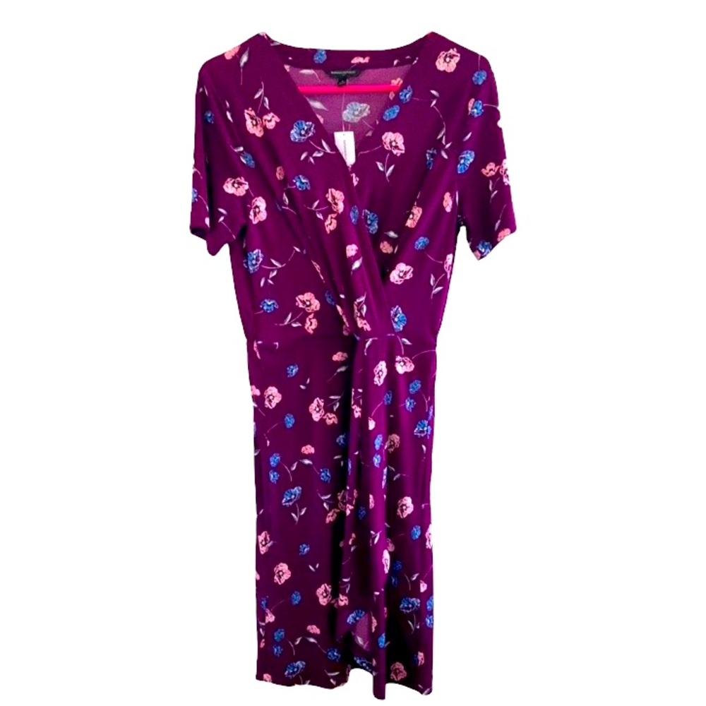 Banana Republic New Floral Dress with tags from Violet/Purple NWT